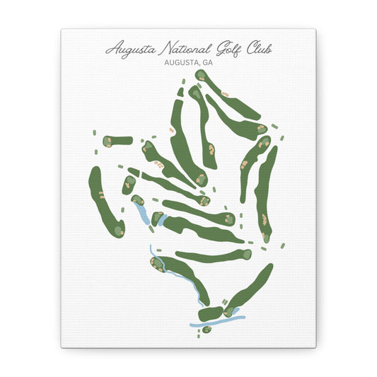 August National Golf Course Print – Premium Wall Art for Golf Lovers