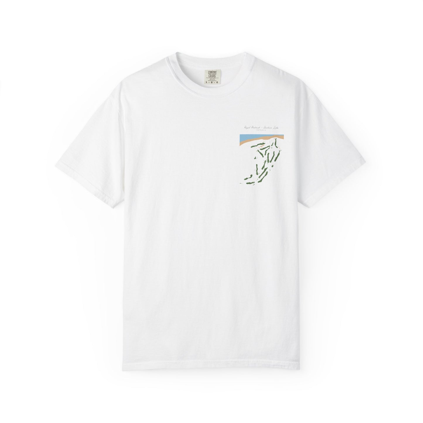 Dunluce Links | Royal Portrush Golf Course Map Shirt