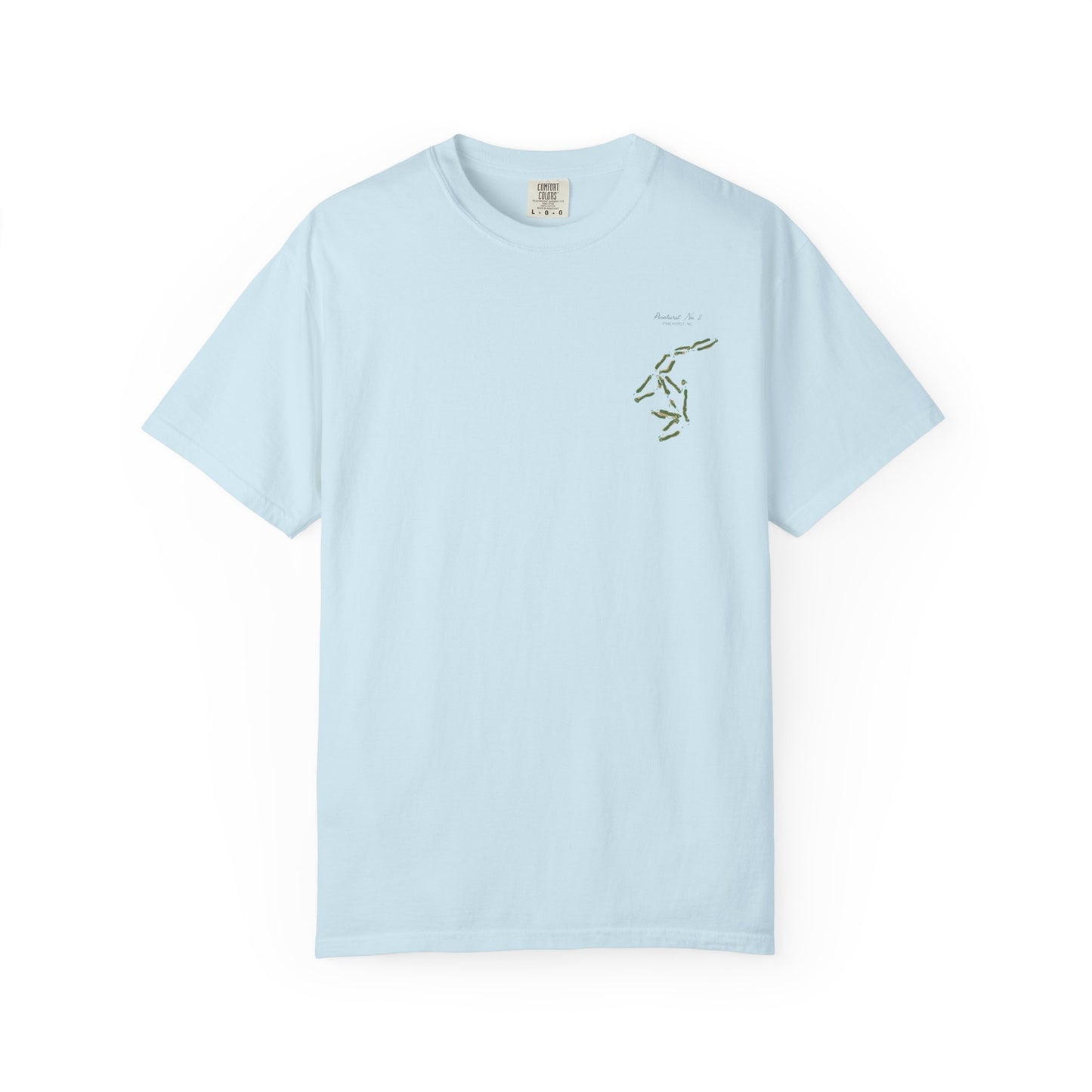 Pinehurst No. 2 Map Tee – Premium Comfort Colors® Golf Shirt