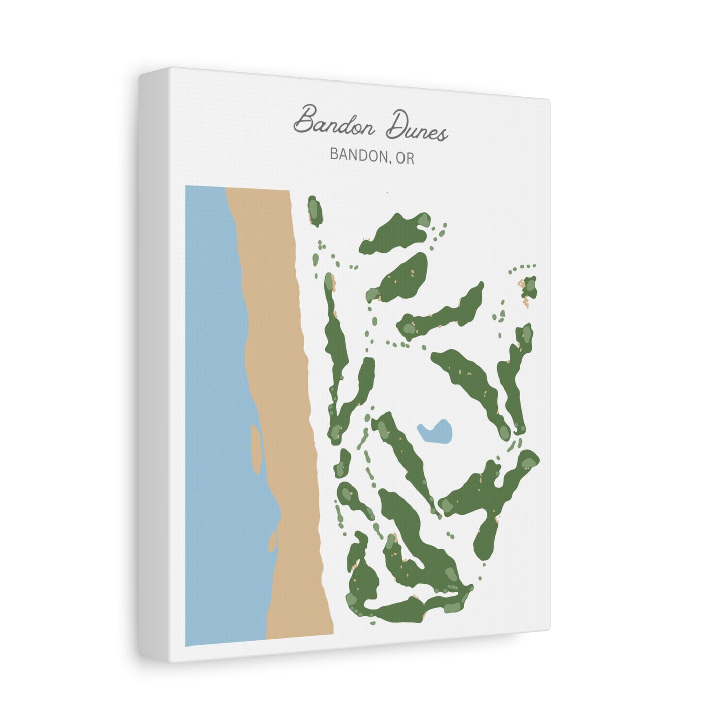 Bandon Dunes Golf Course Canvas Print – Premium Wall Art for Golf Enthusiasts