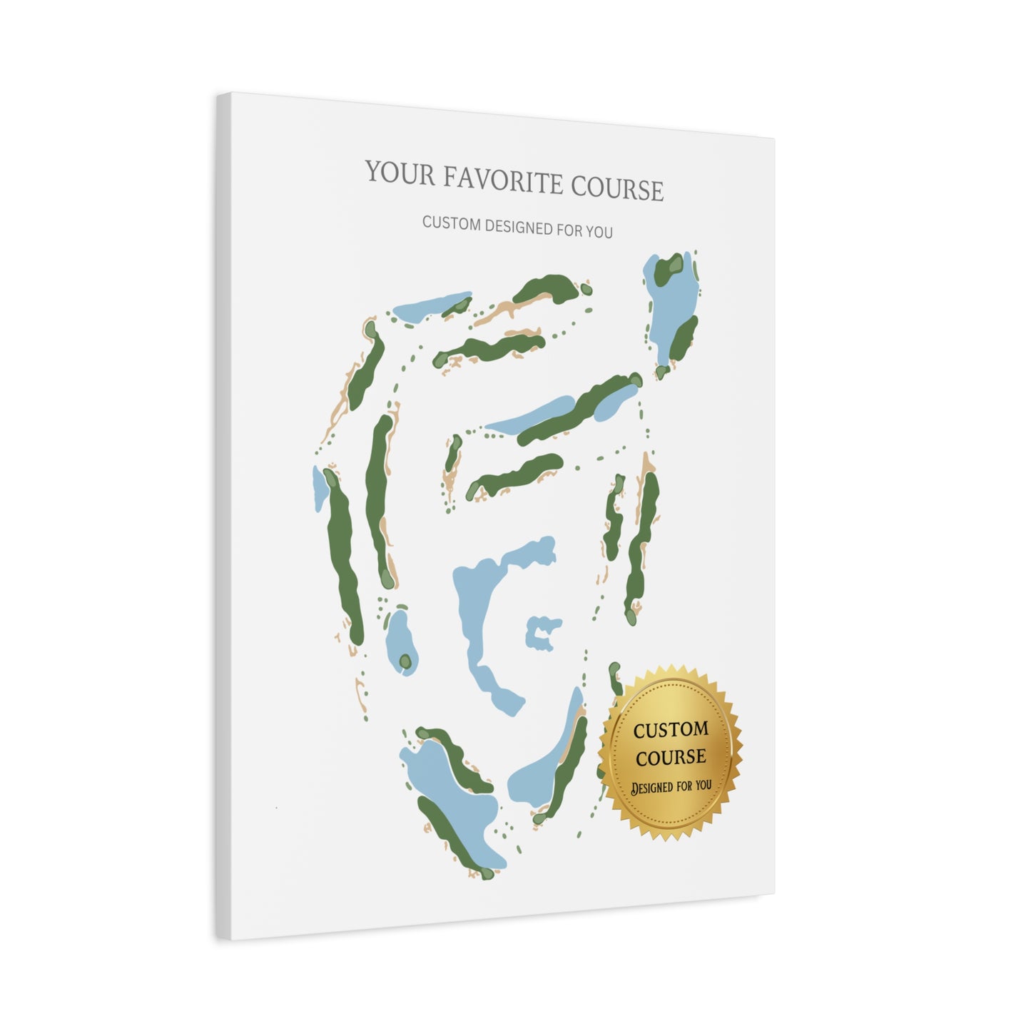 Custom Golf Course Print – Premium Golf Wall Art