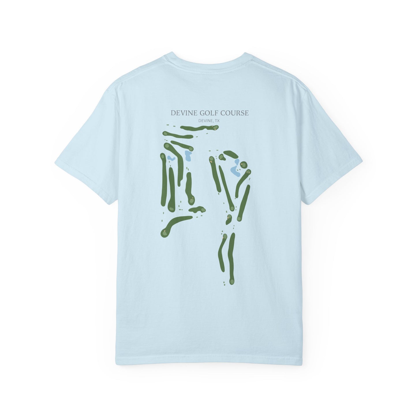 Devine, Texas Golf Course Map T-shirt
