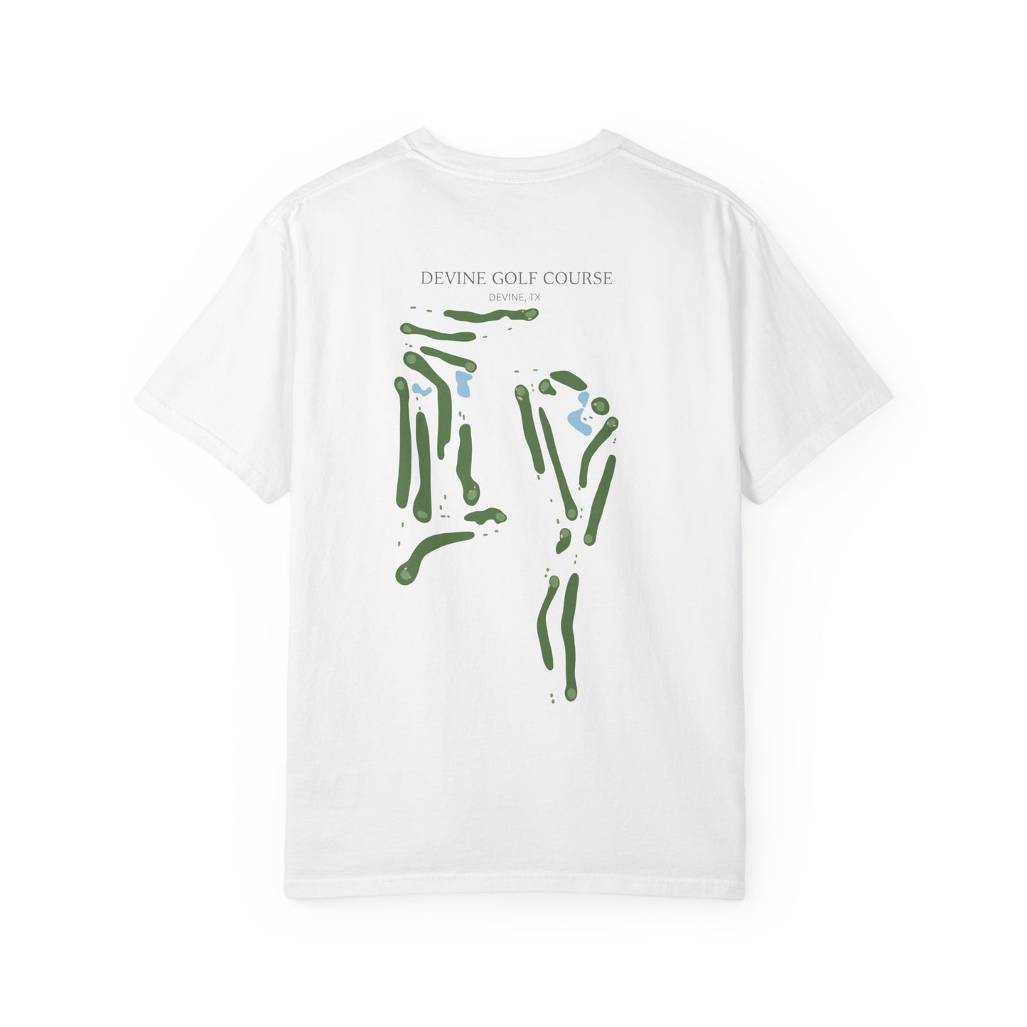 Devine, Texas Golf Course Map T-shirt