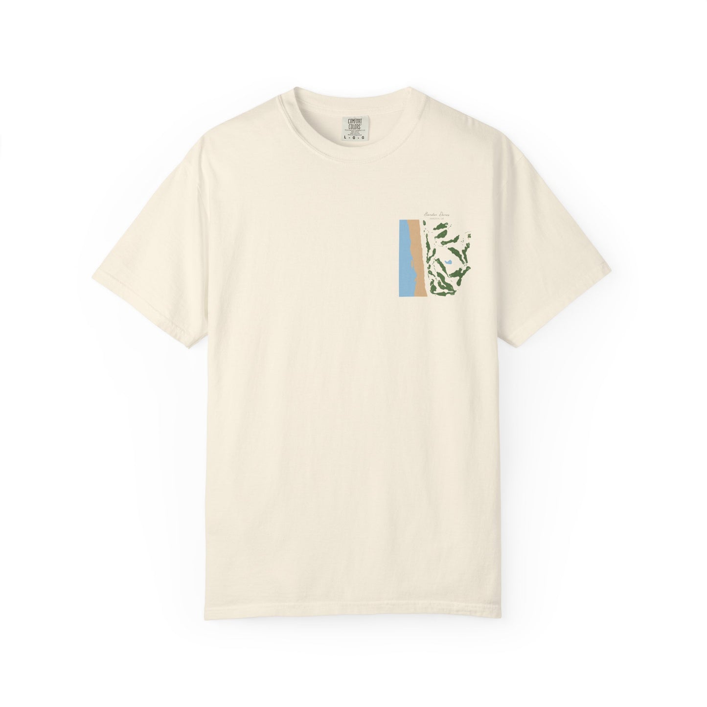 Bandon Dunes Course Map – Premium Comfort Colors® Golf Tee