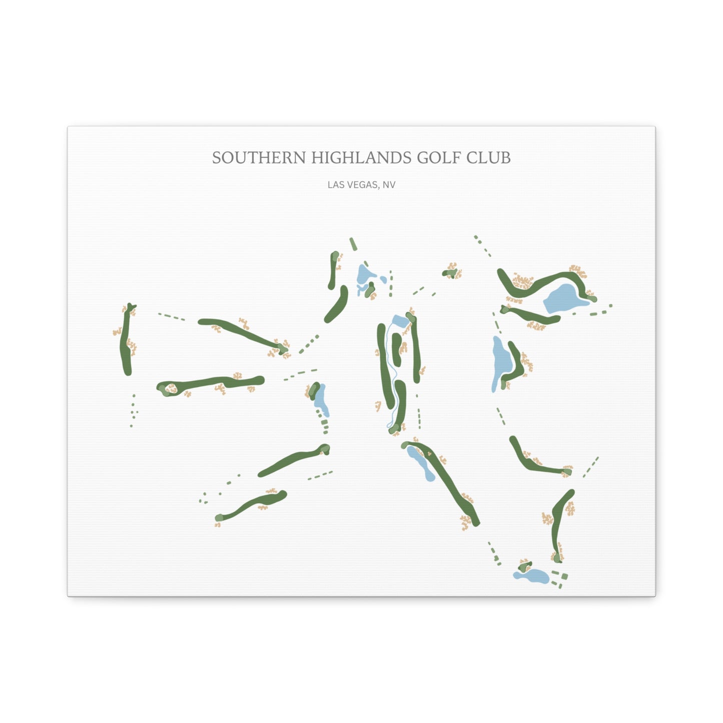 Southern Highlands Golf Course Print – Premium Wall Art for Golf Lovers
