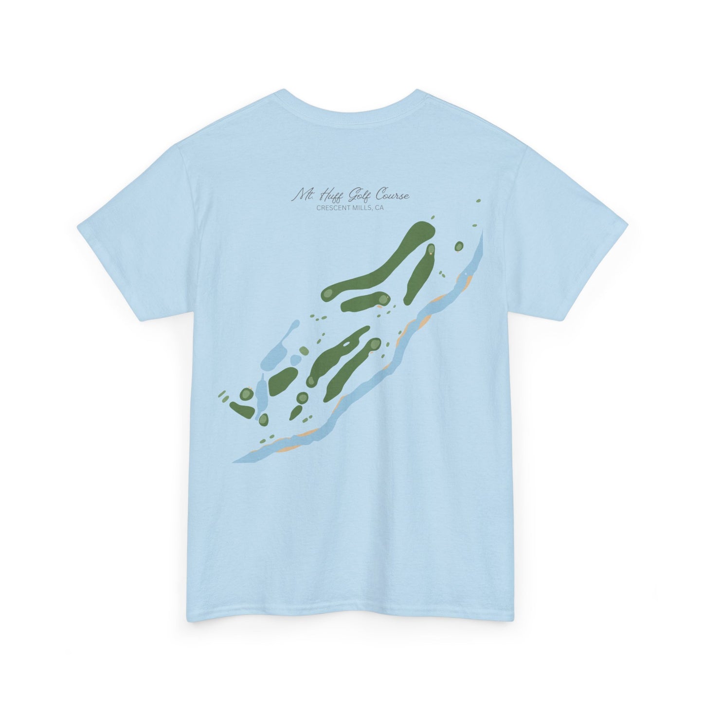 Mt. Huff Golf Course Map T-shirt