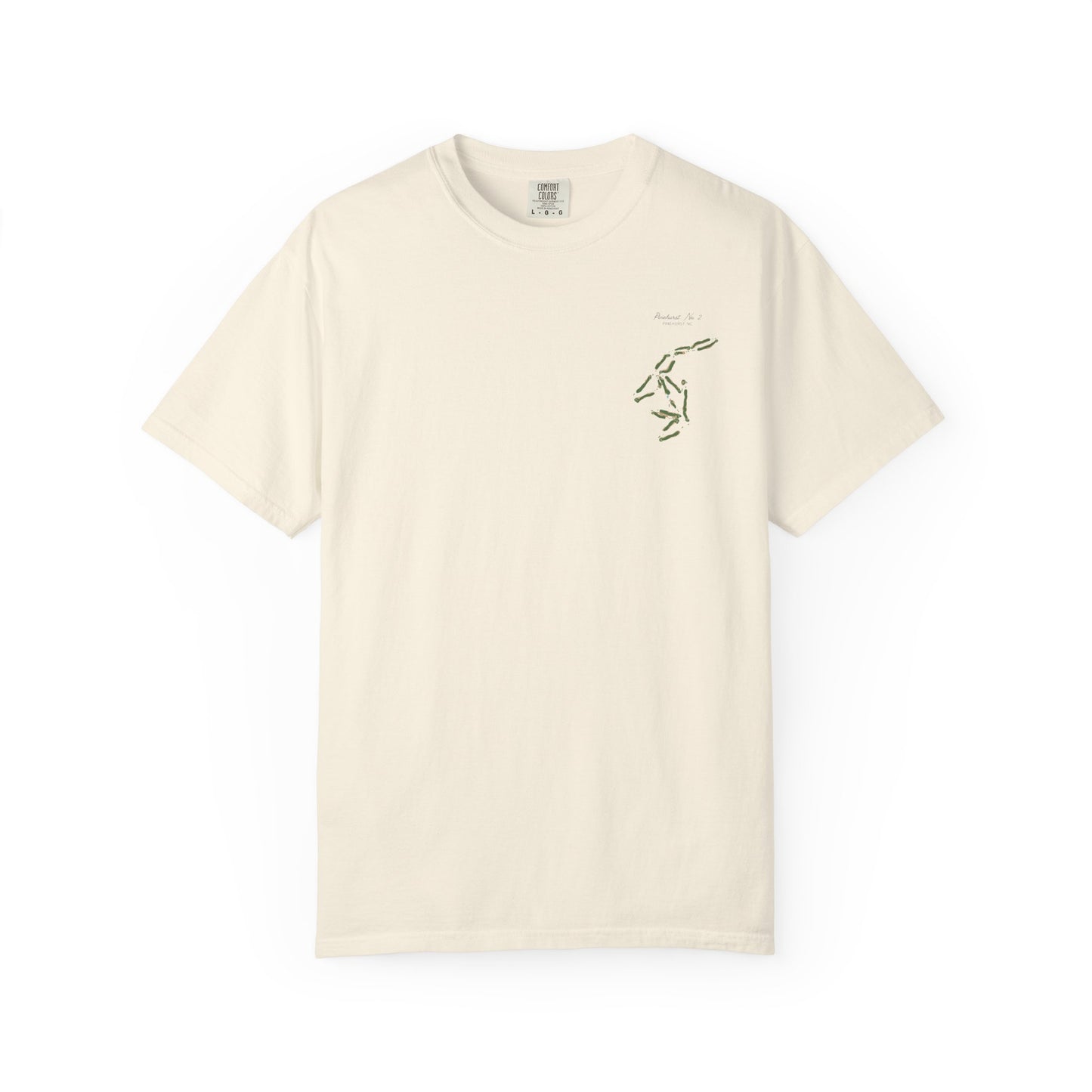 Pinehurst No. 2 Map Tee – Premium Comfort Colors® Golf Shirt
