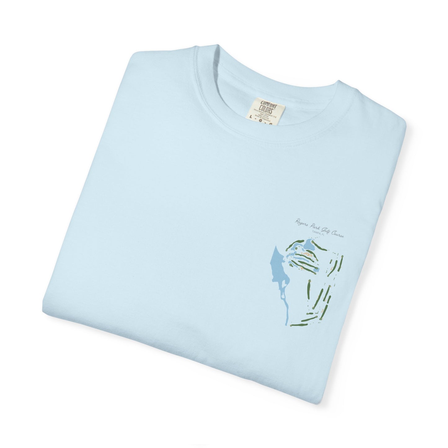 Rogers Park Golf Course Map T-shirt