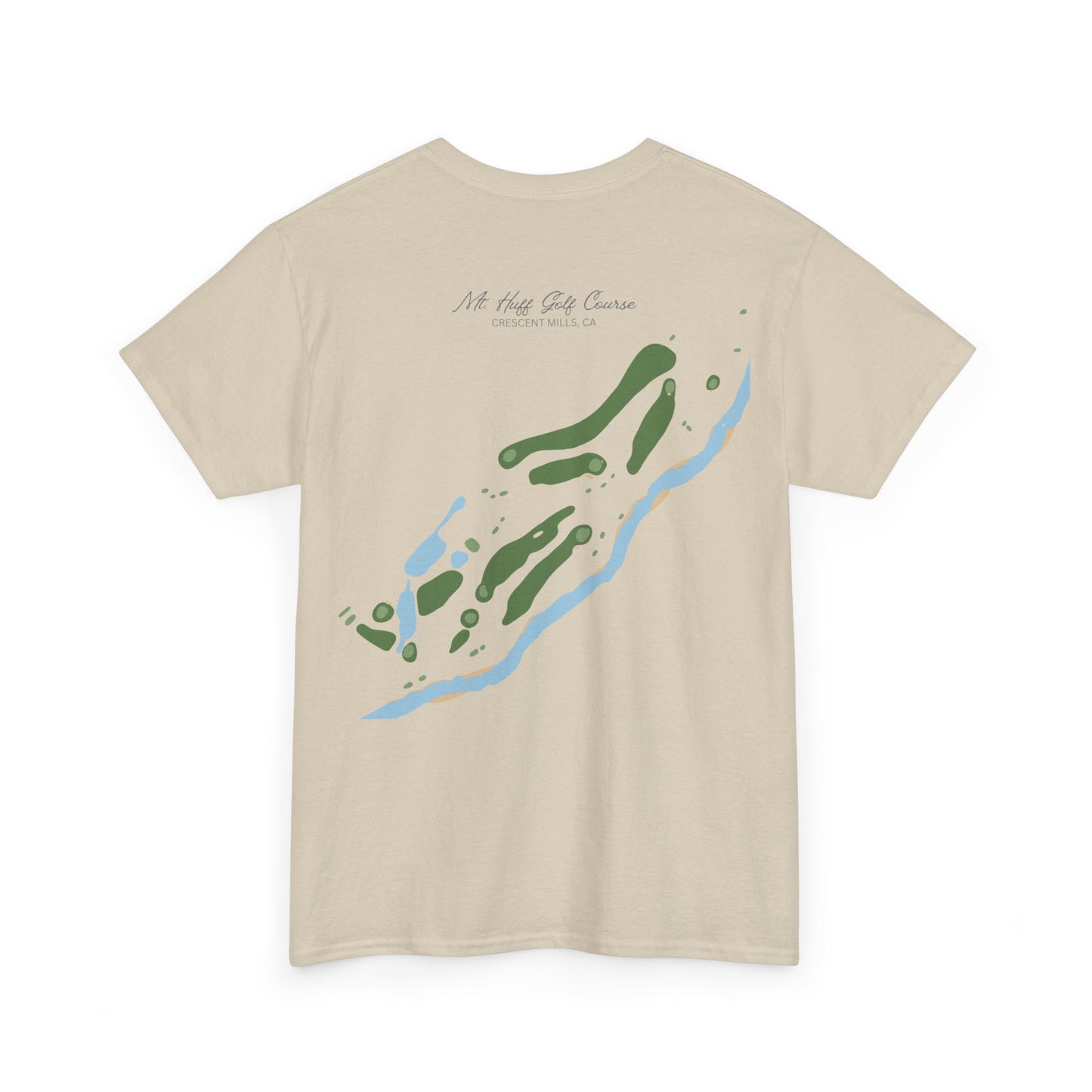 Mt. Huff Golf Course Map T-shirt
