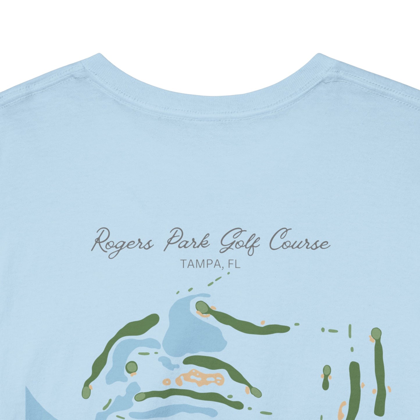 Rogers Park Golf Course Map T-shirt