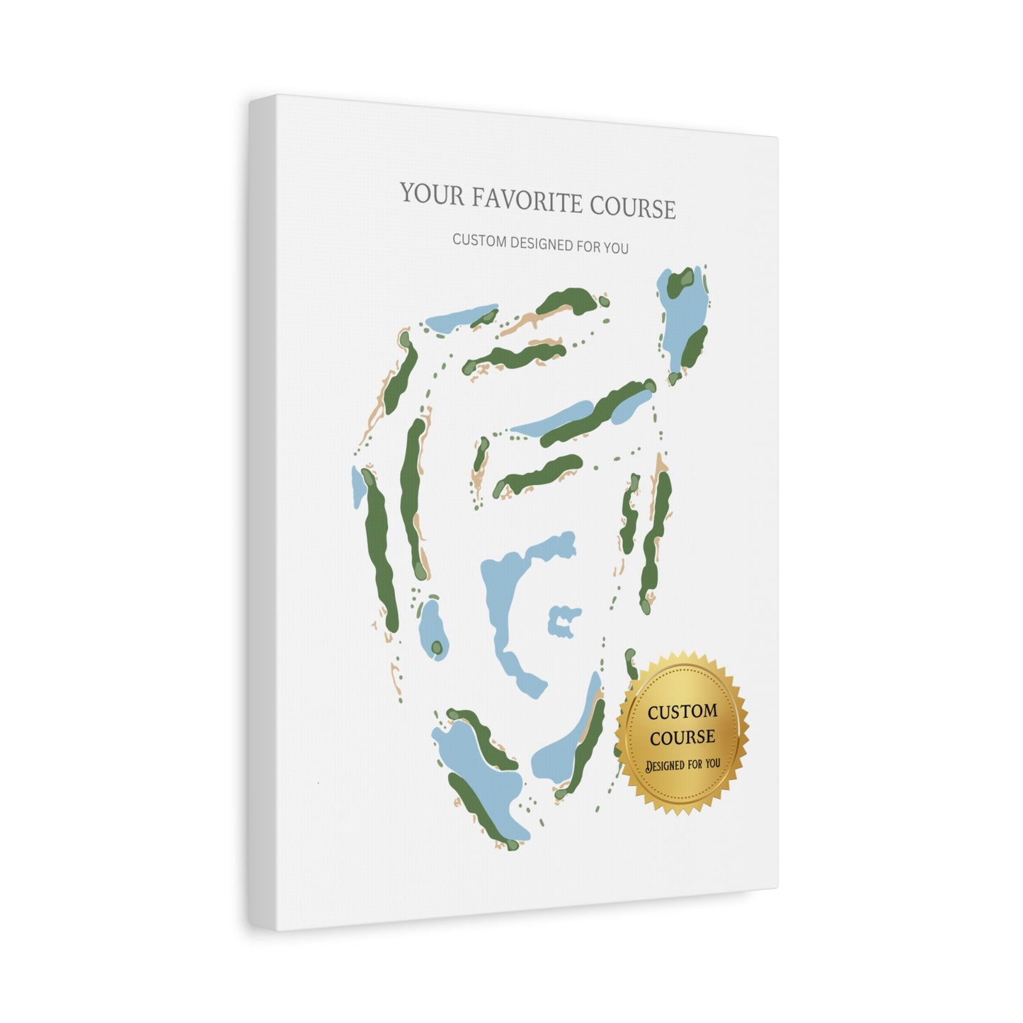 Custom Golf Course Print – Premium Golf Wall Art