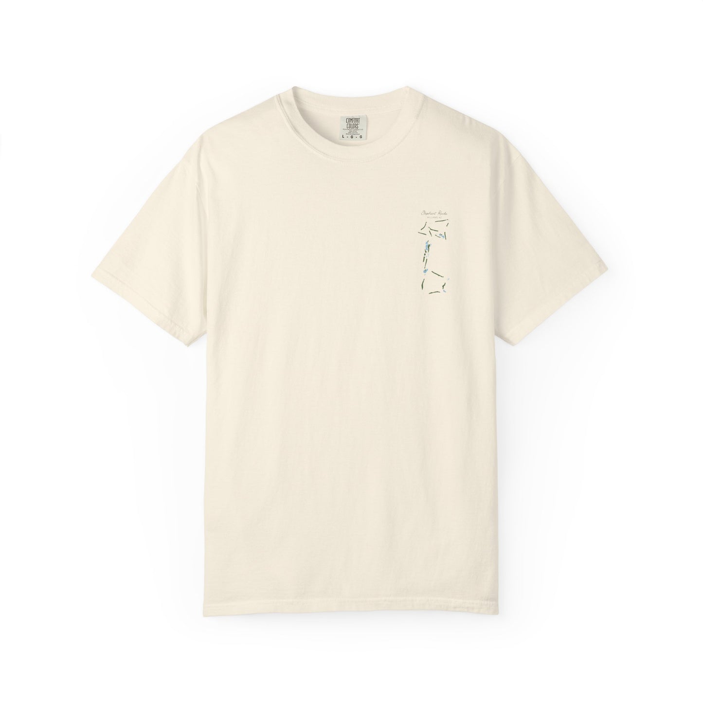 Elephant Rocks Golf Course Map T-shirt