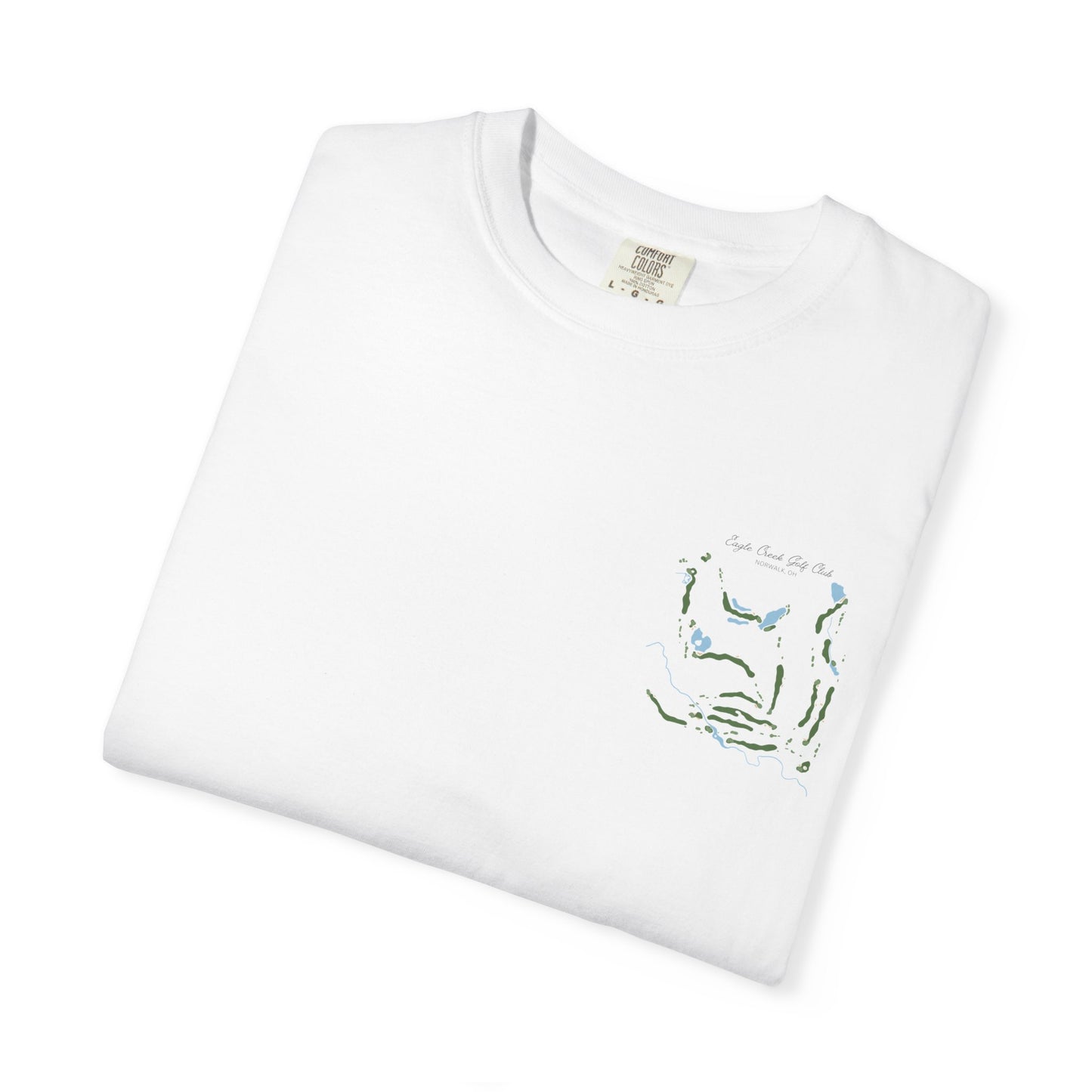 Eagle Creek Golf Club Course Map T-shirt