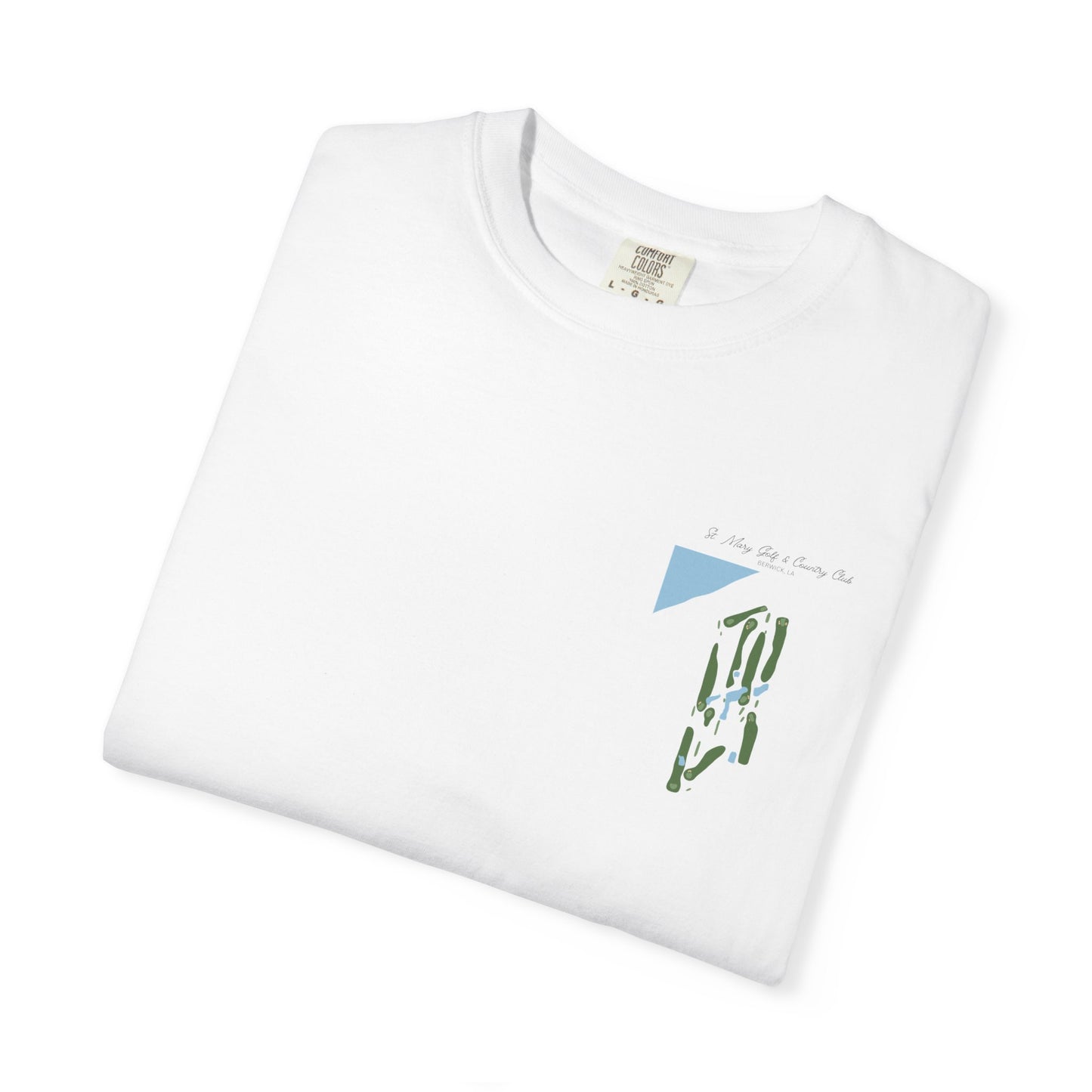St. Mary Golf & Country Club Map Shirt – Berwick, Louisiana