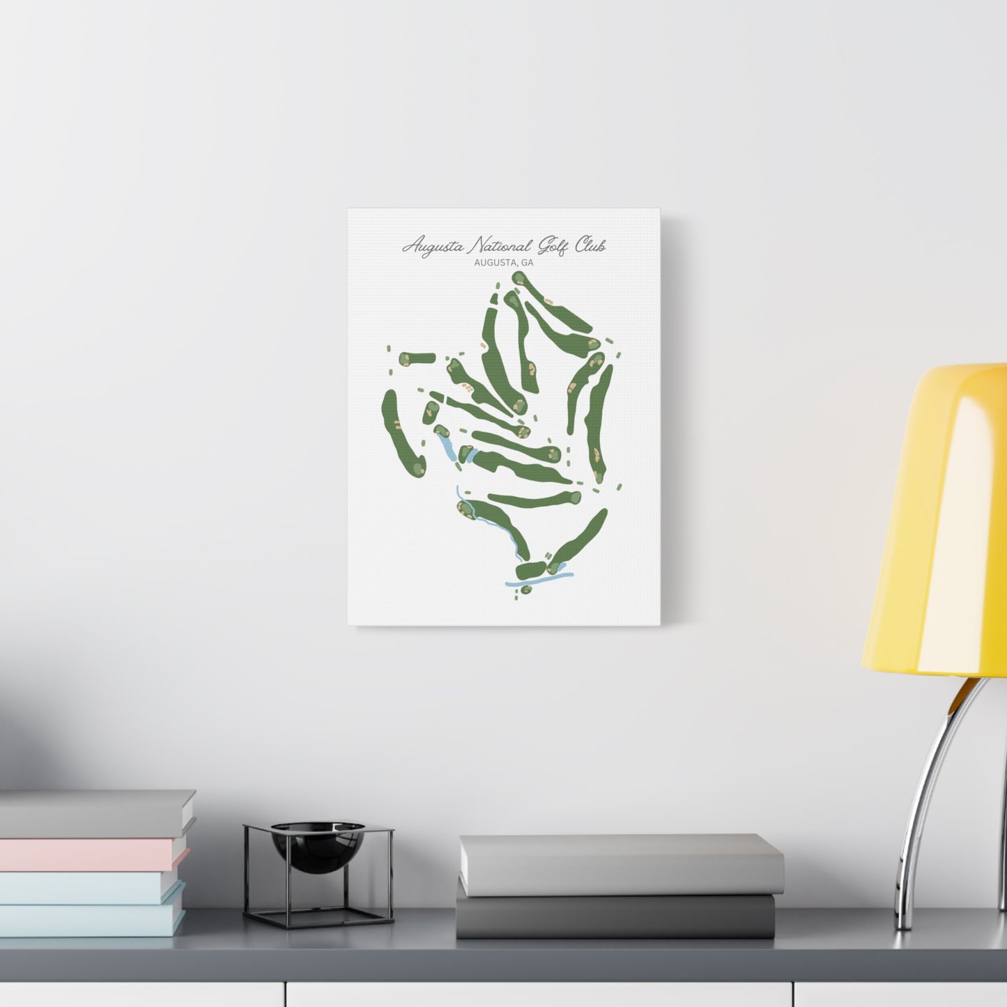 August National Golf Course Print – Premium Wall Art for Golf Lovers