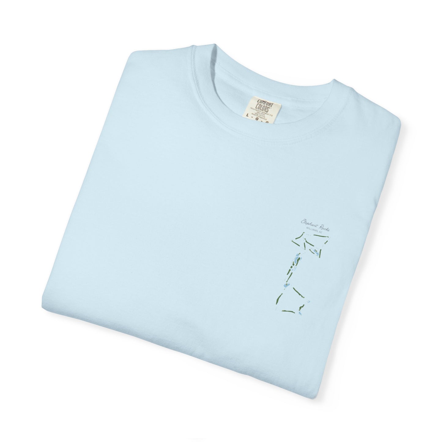 Elephant Rocks Golf Course Map T-shirt