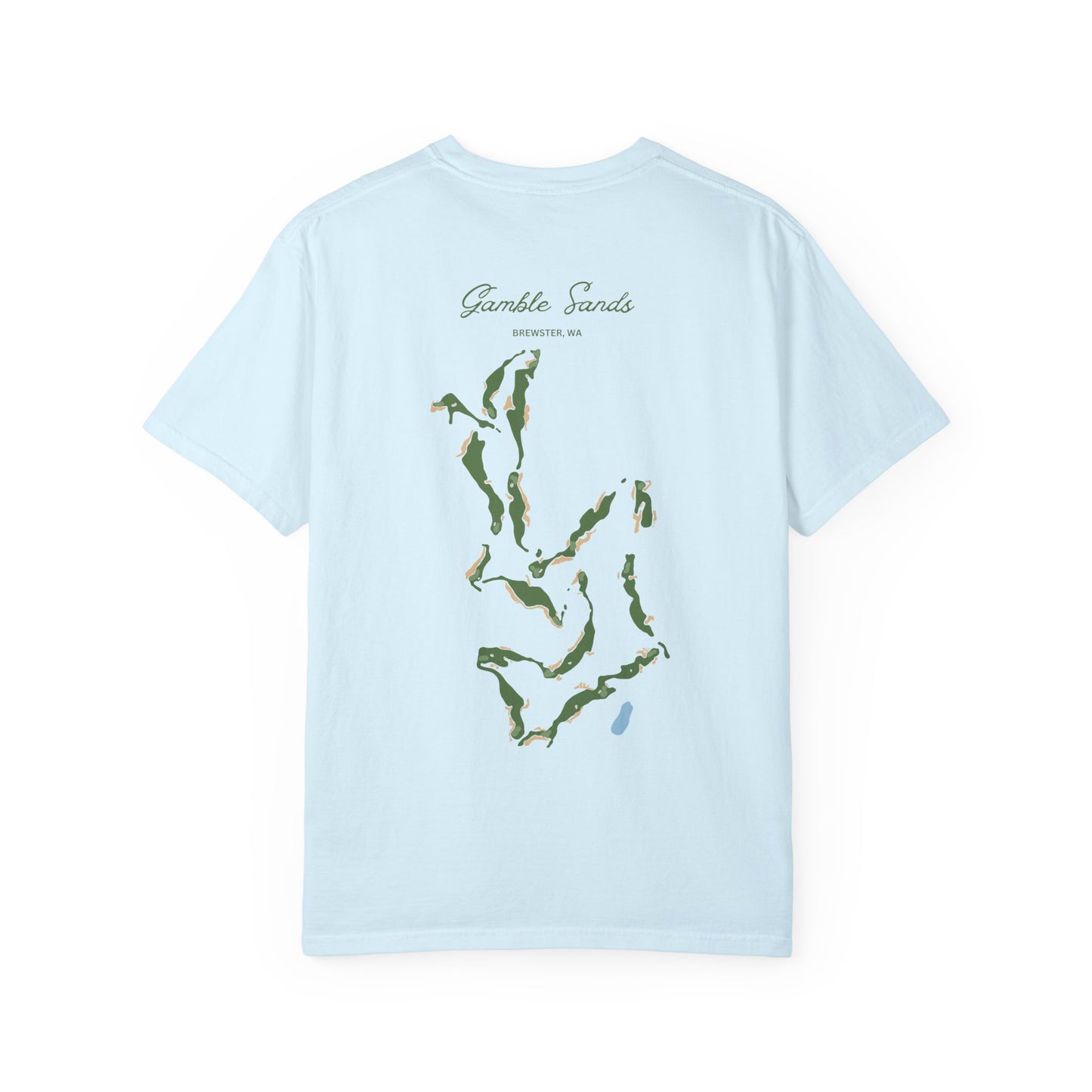 Gamble Sands Golf Course Map Tee – Brewster, WA
