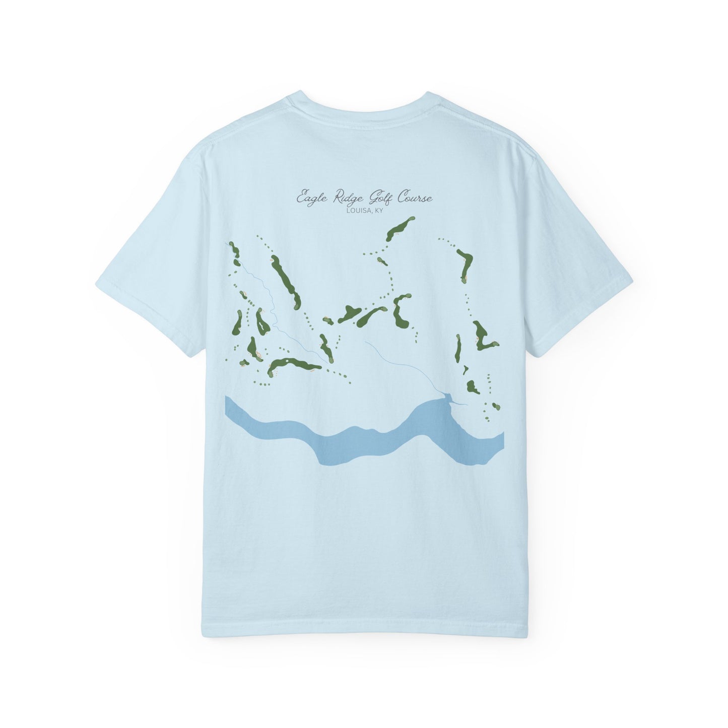 Eagle Ridge Golf Course Map T-shirt