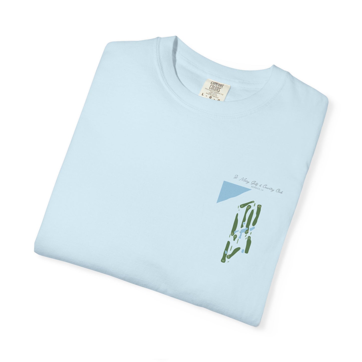 St. Mary Golf & Country Club Map Shirt – Berwick, Louisiana