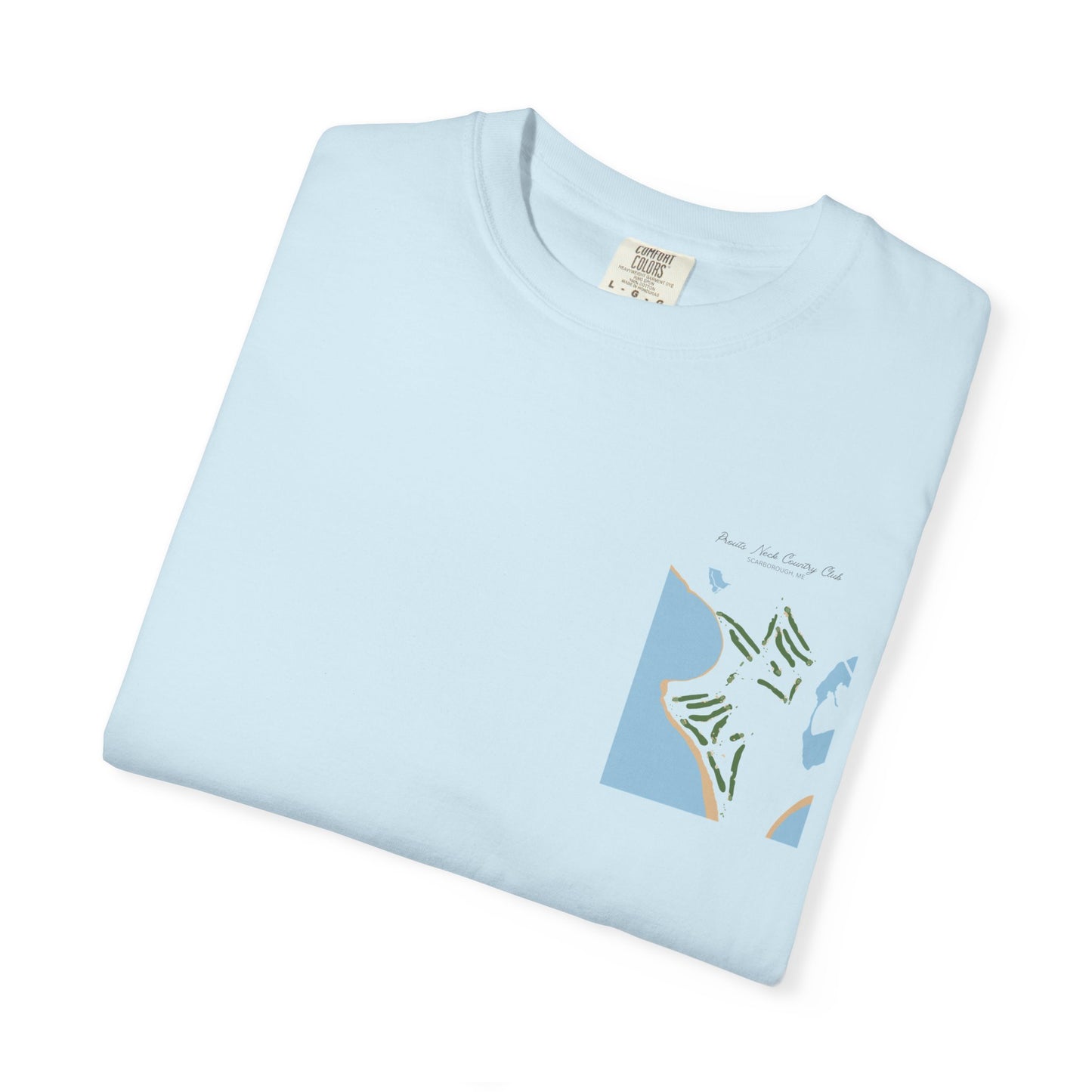 Prouts Neck Country Club | Scarborough, Maine Golf Map Shirt