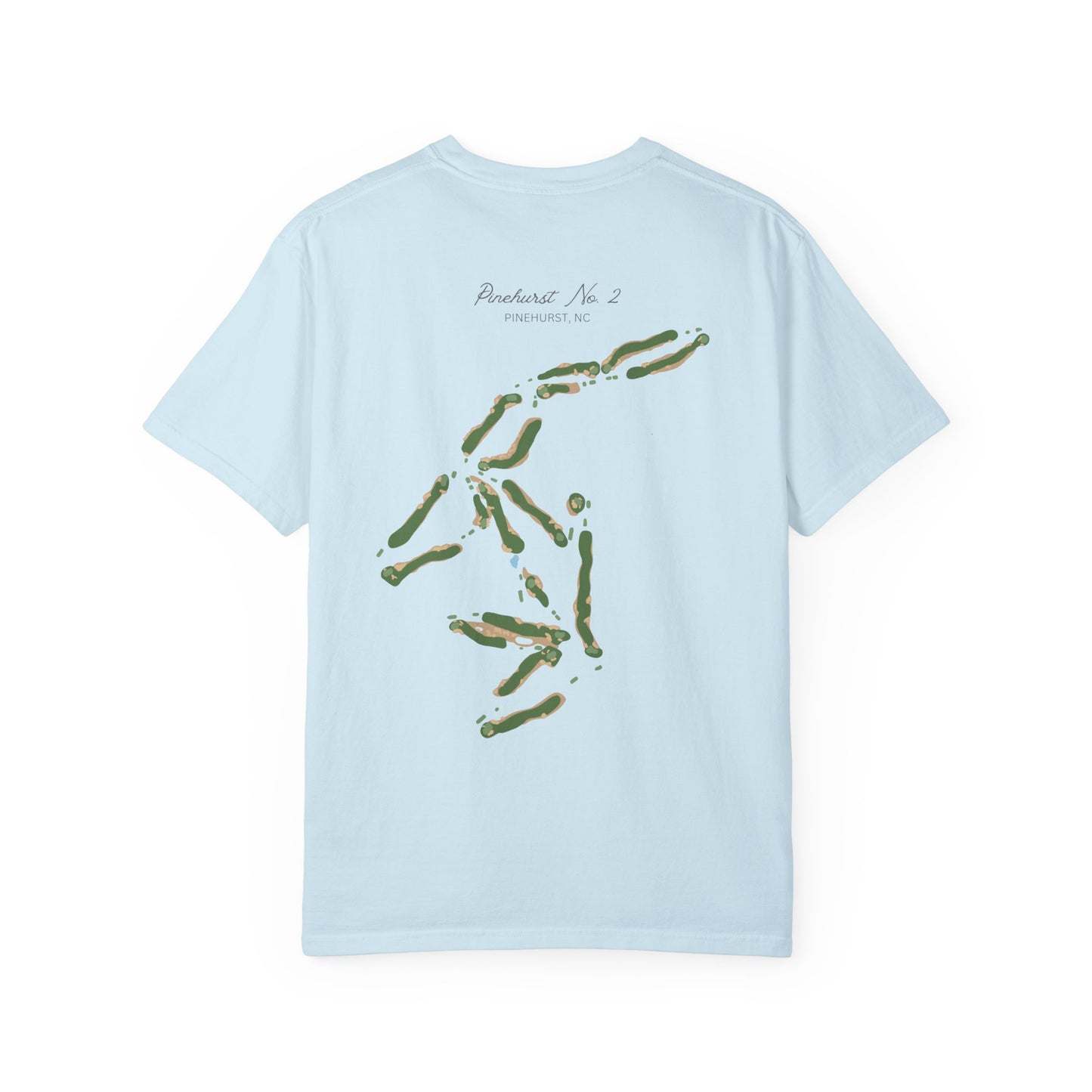 Pinehurst No. 2 Map Tee – Premium Comfort Colors® Golf Shirt