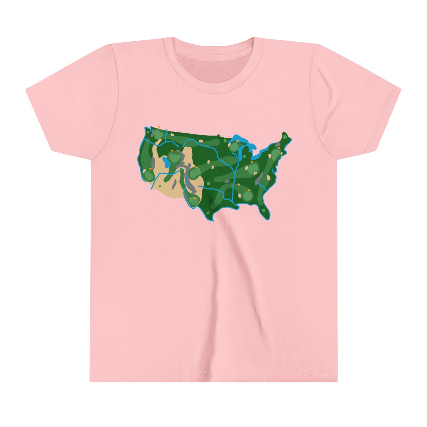 United States Golf - Youth - Shirt Kids Graphic Tee