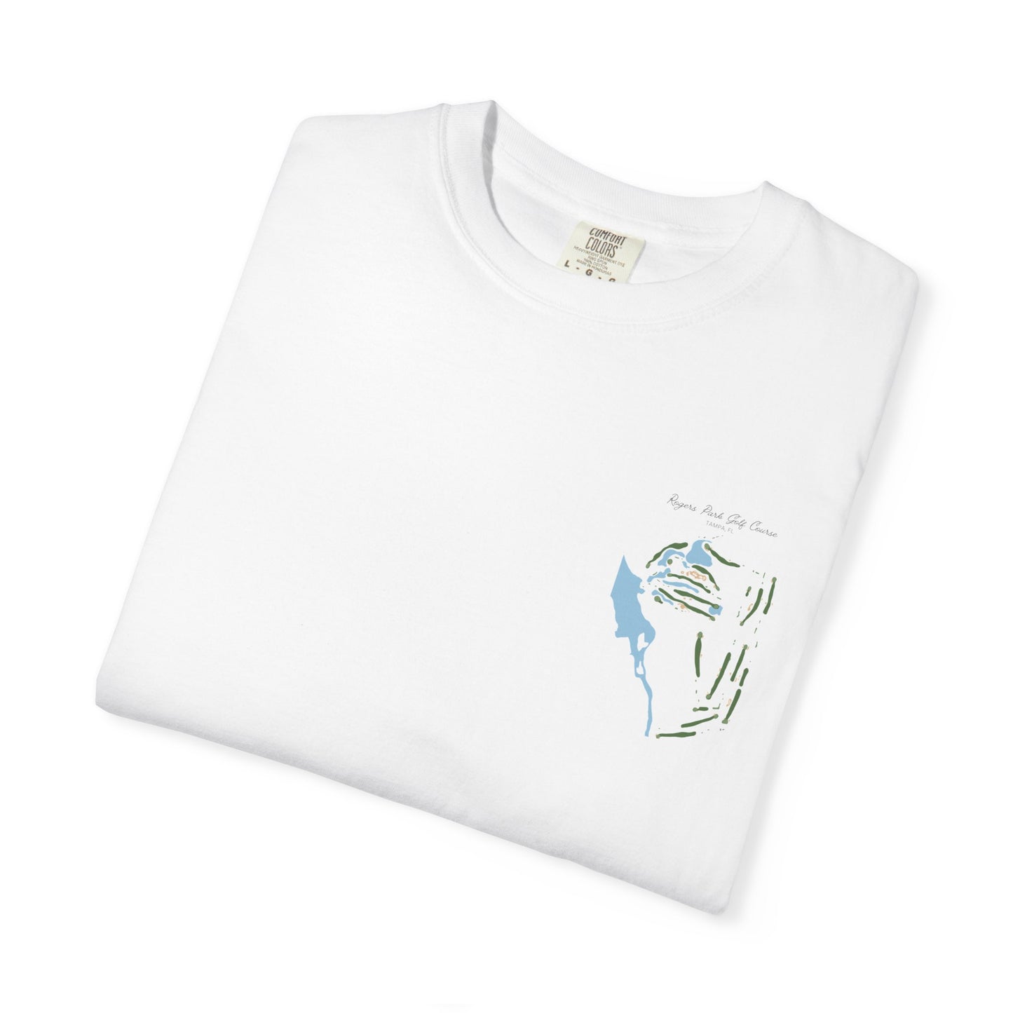 Rogers Park Golf Course Map T-shirt