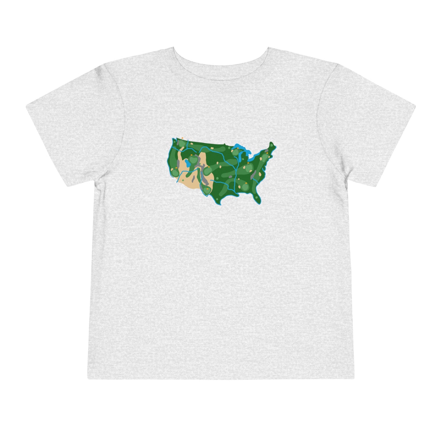 United States Golf - Toddler - Shirt Kids Graphic Tee