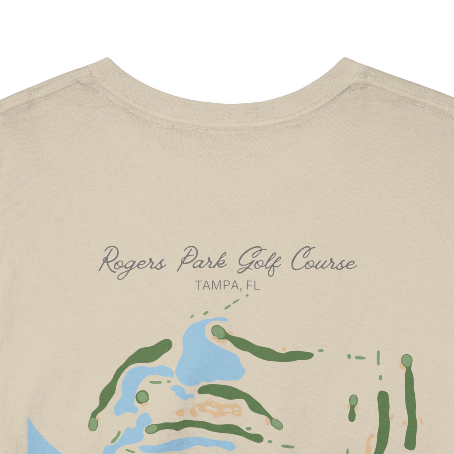Rogers Park Golf Course Map T-shirt