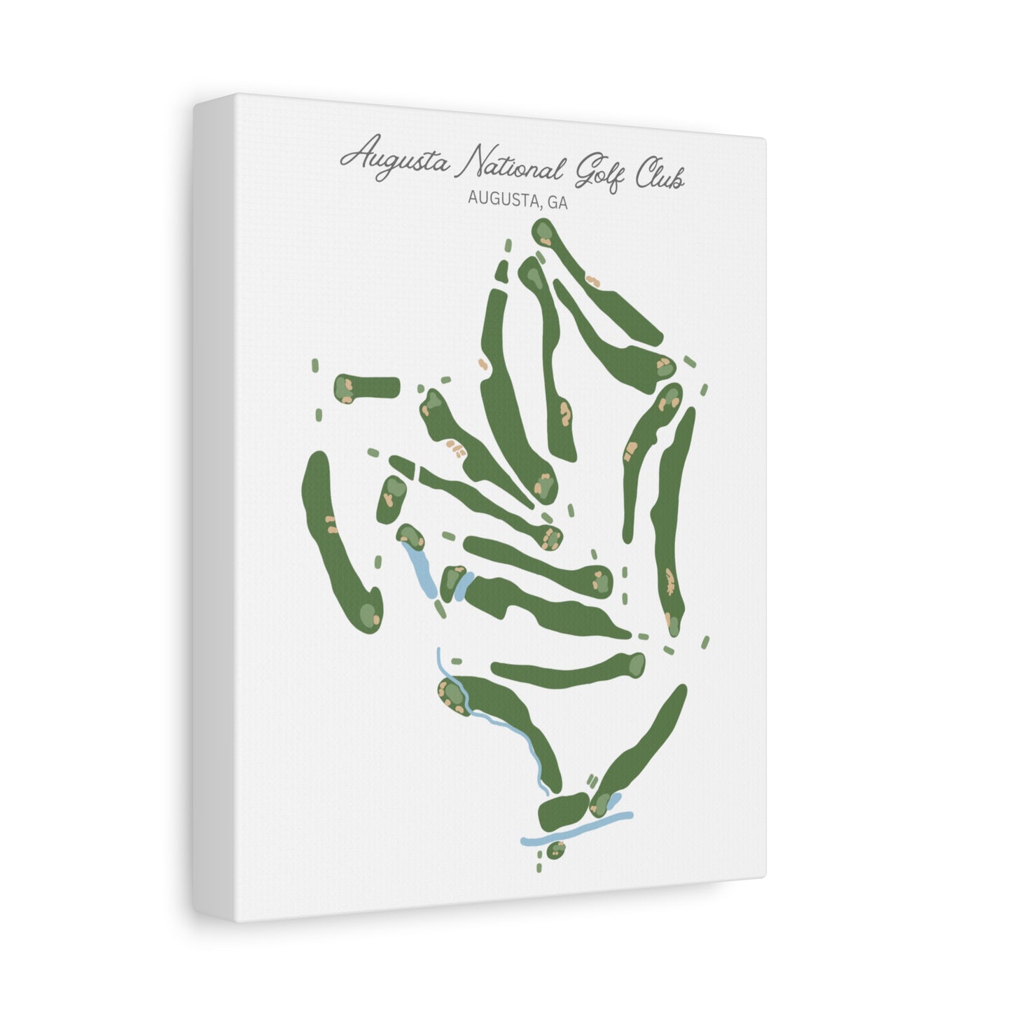 August National Golf Course Print – Premium Wall Art for Golf Lovers