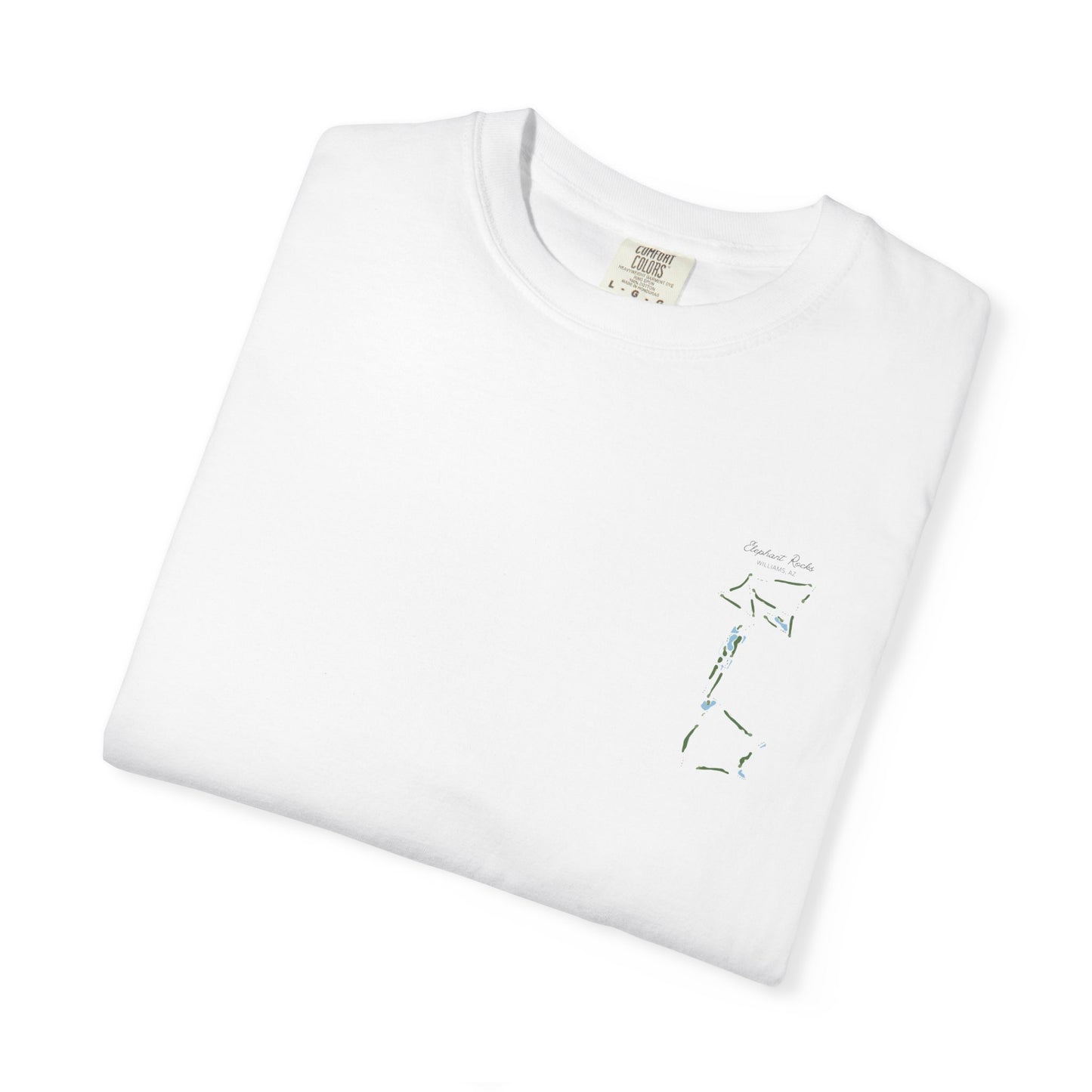 Elephant Rocks Golf Course Map T-shirt