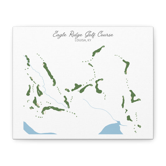 Eagle Ridge Country Club Golf Course Print – Premium Wall Art for Golf Lovers