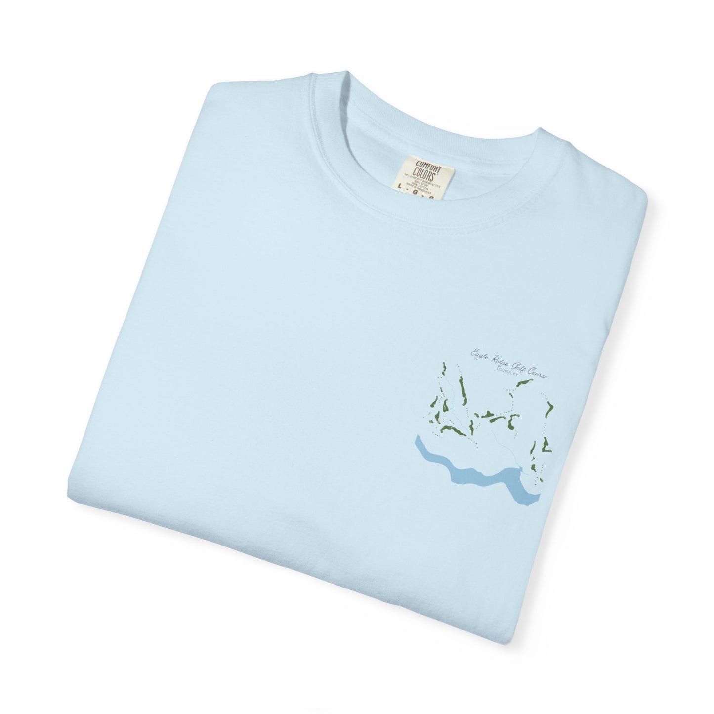 Eagle Ridge Golf Course Map T-shirt
