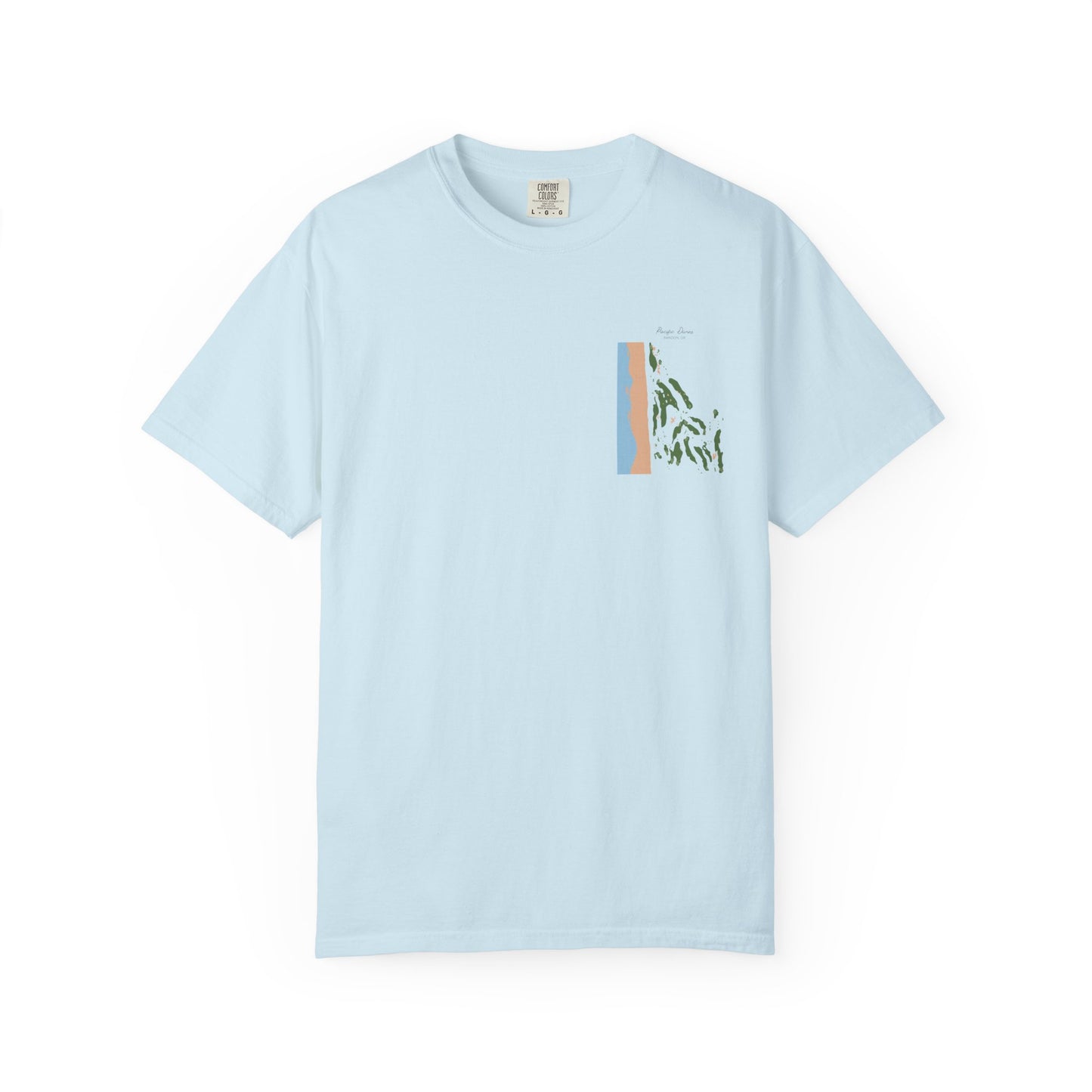 Pacific Dunes – Bandon, Oregon Golf Map Shirt