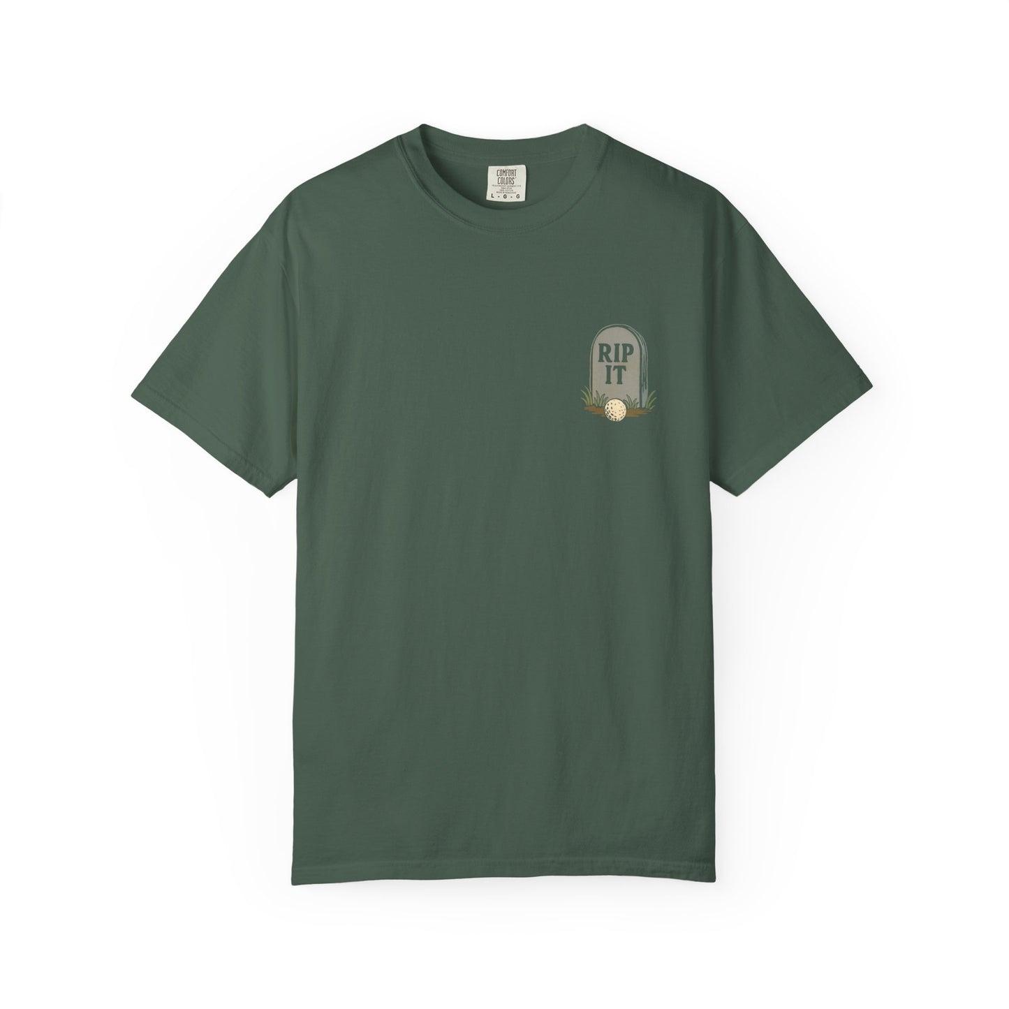Play It As It Lies – Skeleton Golfer Halloween T-Shirt