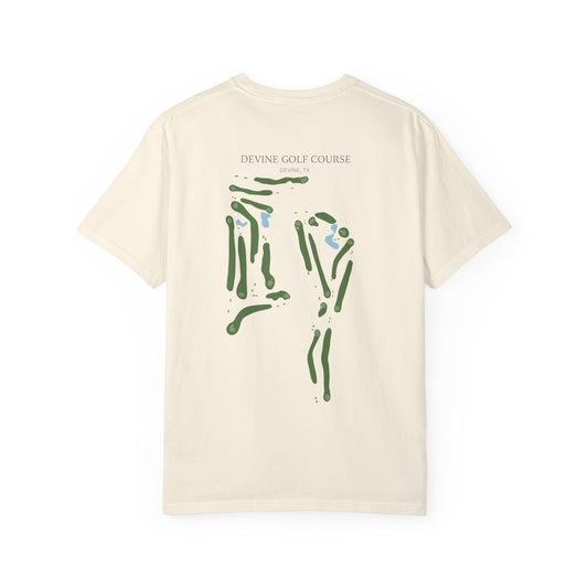 Devine, Texas Golf Course Map T-shirt