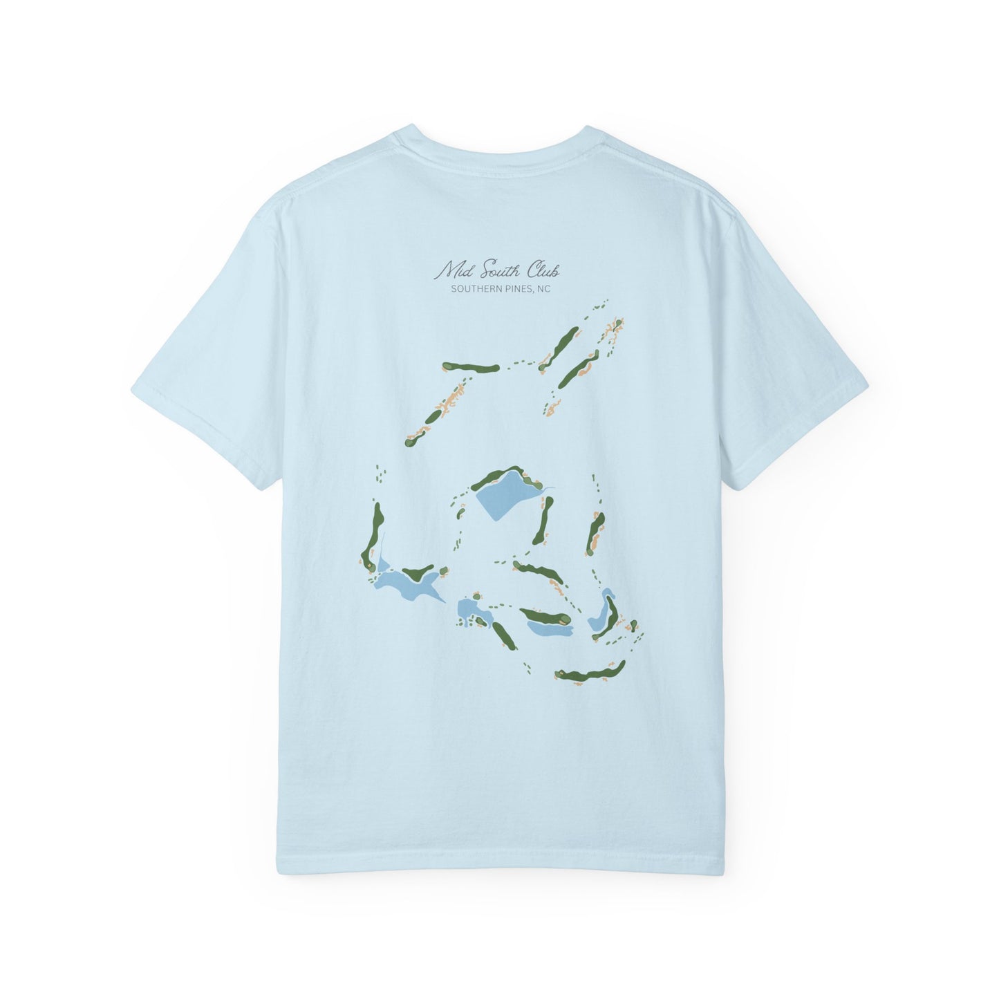 Mid South Club – Southern Pines, NC Golf Map Shirt