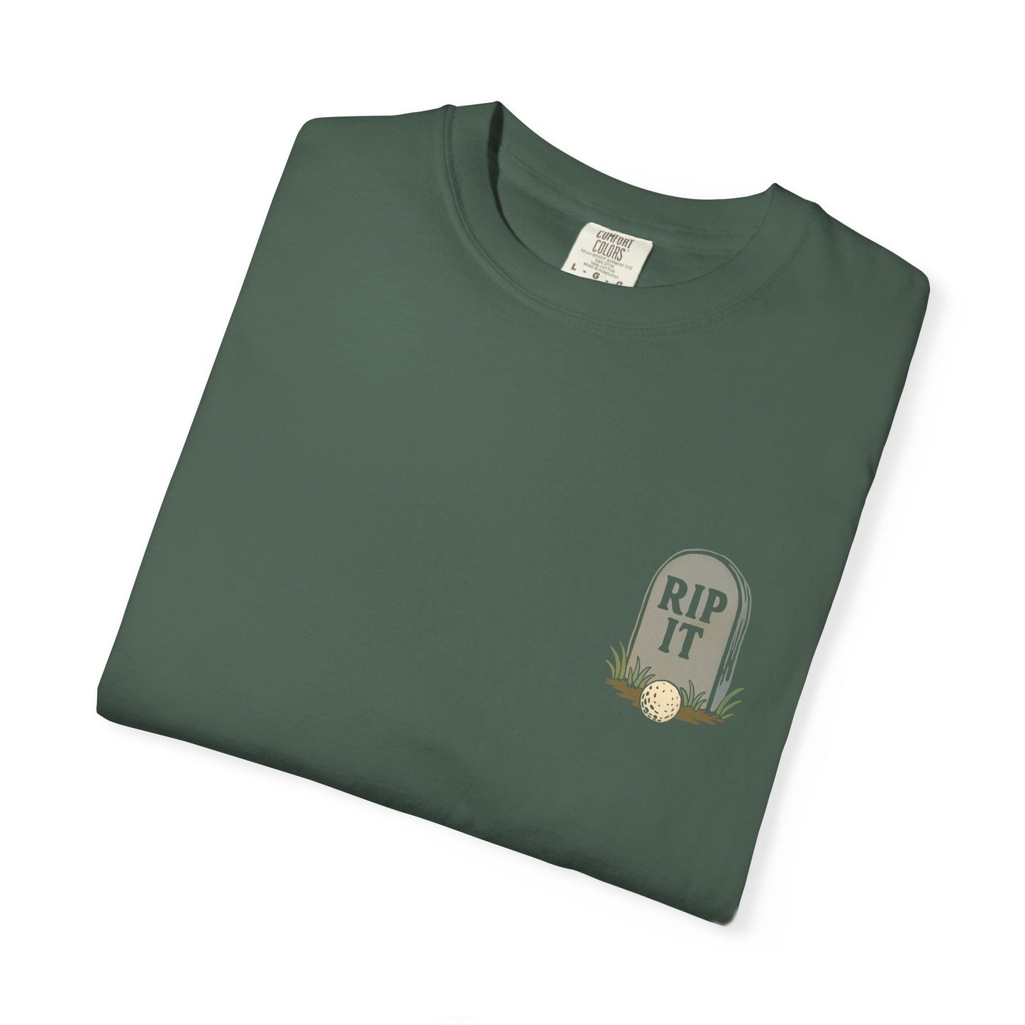 Play It As It Lies – Skeleton Golfer Halloween T-Shirt