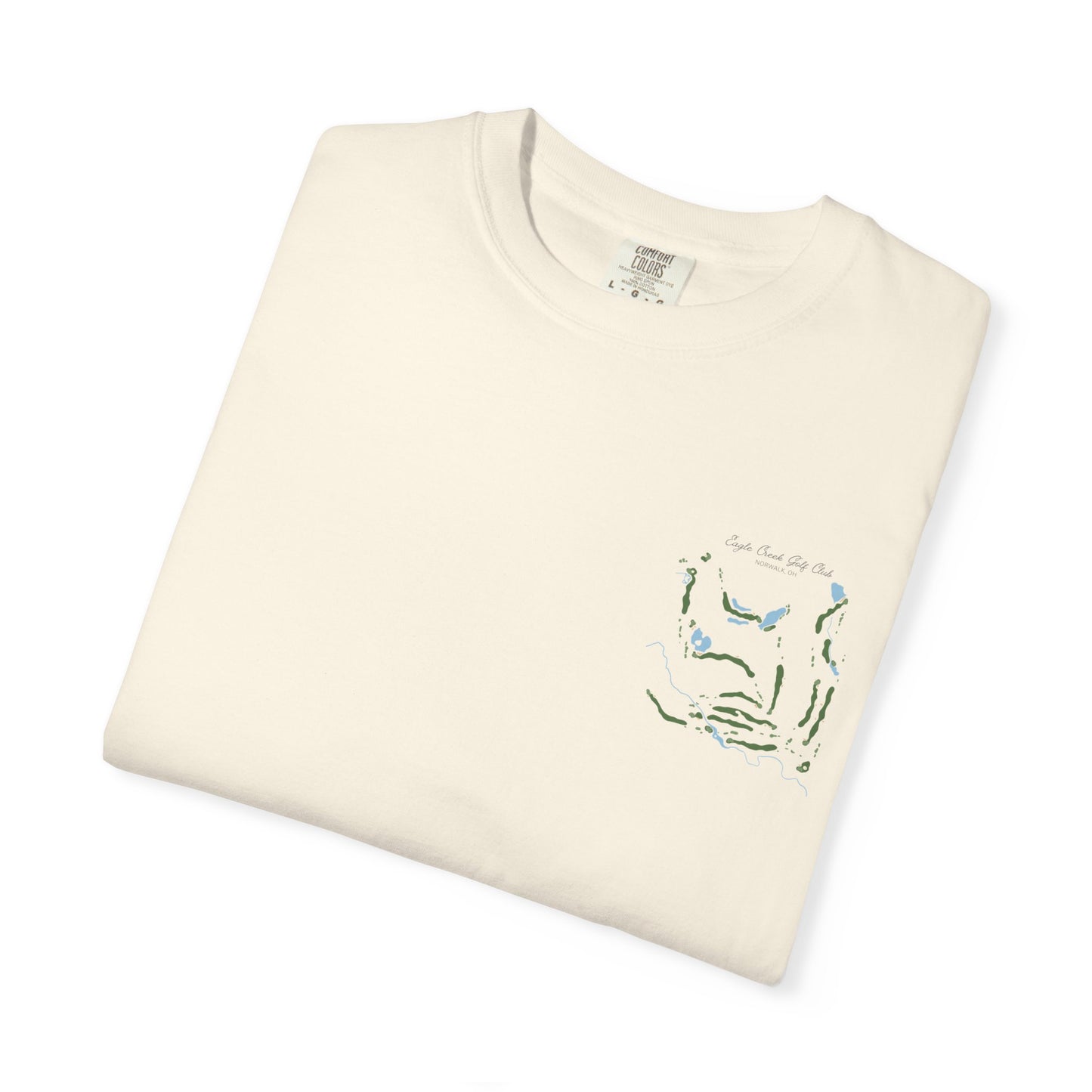 Eagle Creek Golf Club Course Map T-shirt
