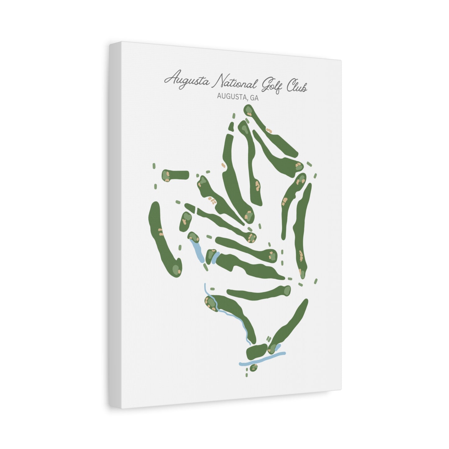 August National Golf Course Print – Premium Wall Art for Golf Lovers