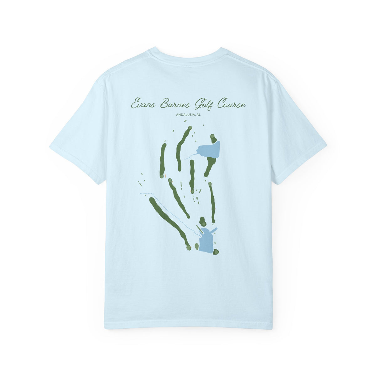 Evans Barnes Golf Course Map Tee – Andalusia, AL