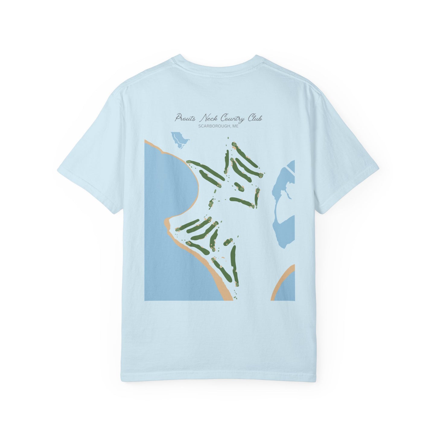 Prouts Neck Country Club | Scarborough, Maine Golf Map Shirt