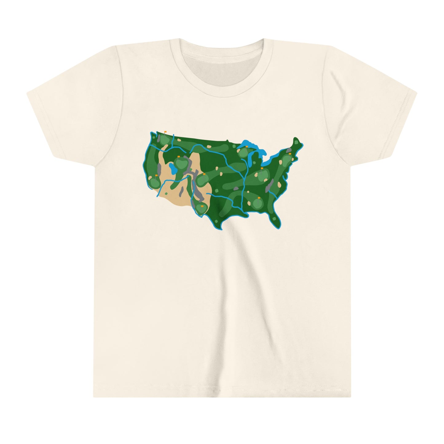 United States Golf - Youth - Shirt Kids Graphic Tee