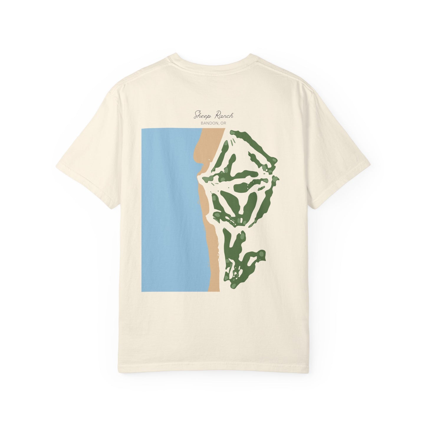 Sheep Ranch – Bandon Dunes Golf Map Shirt