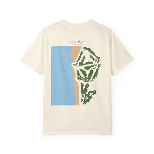 Sheep Ranch – Bandon Dunes Golf Map Shirt