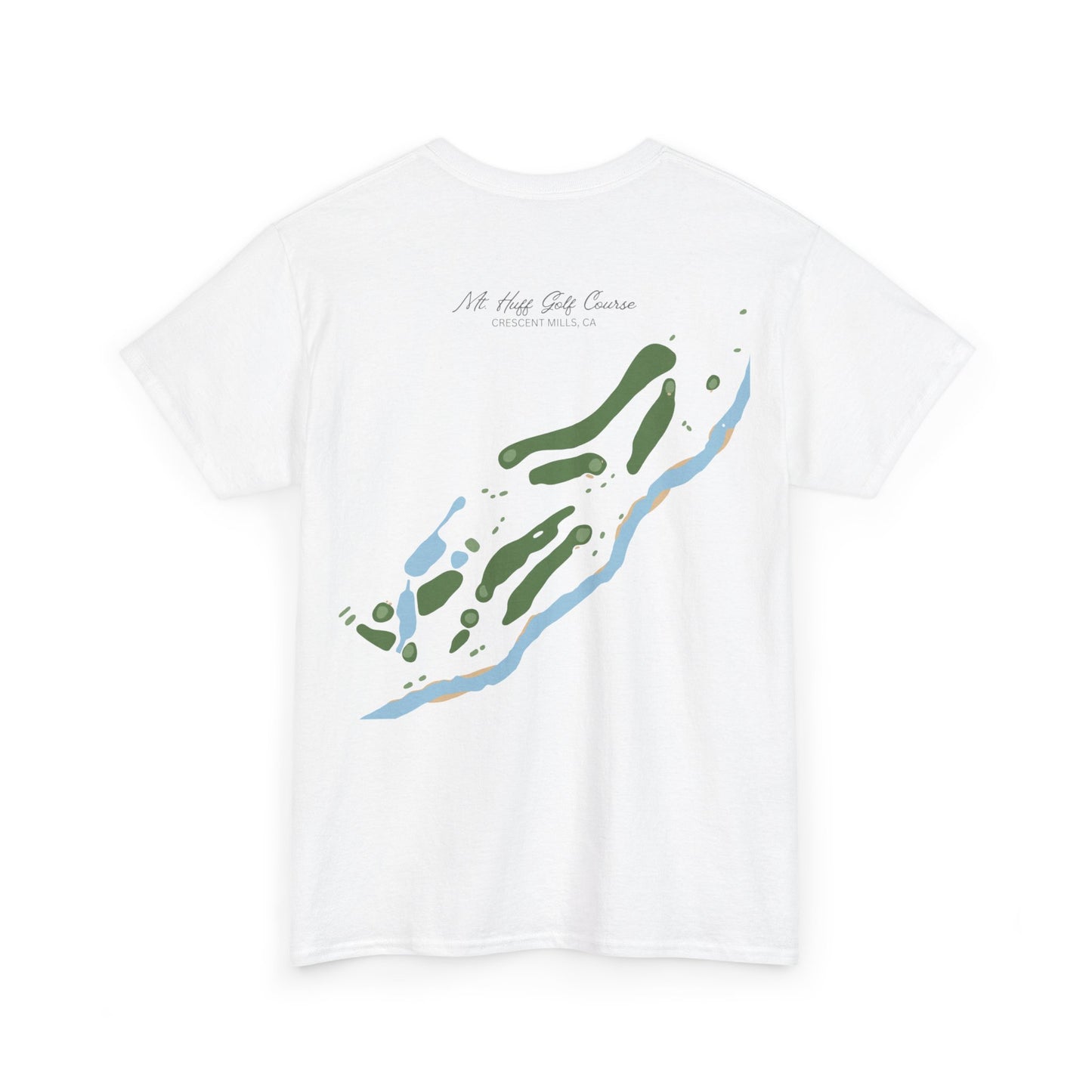 Mt. Huff Golf Course Map T-shirt