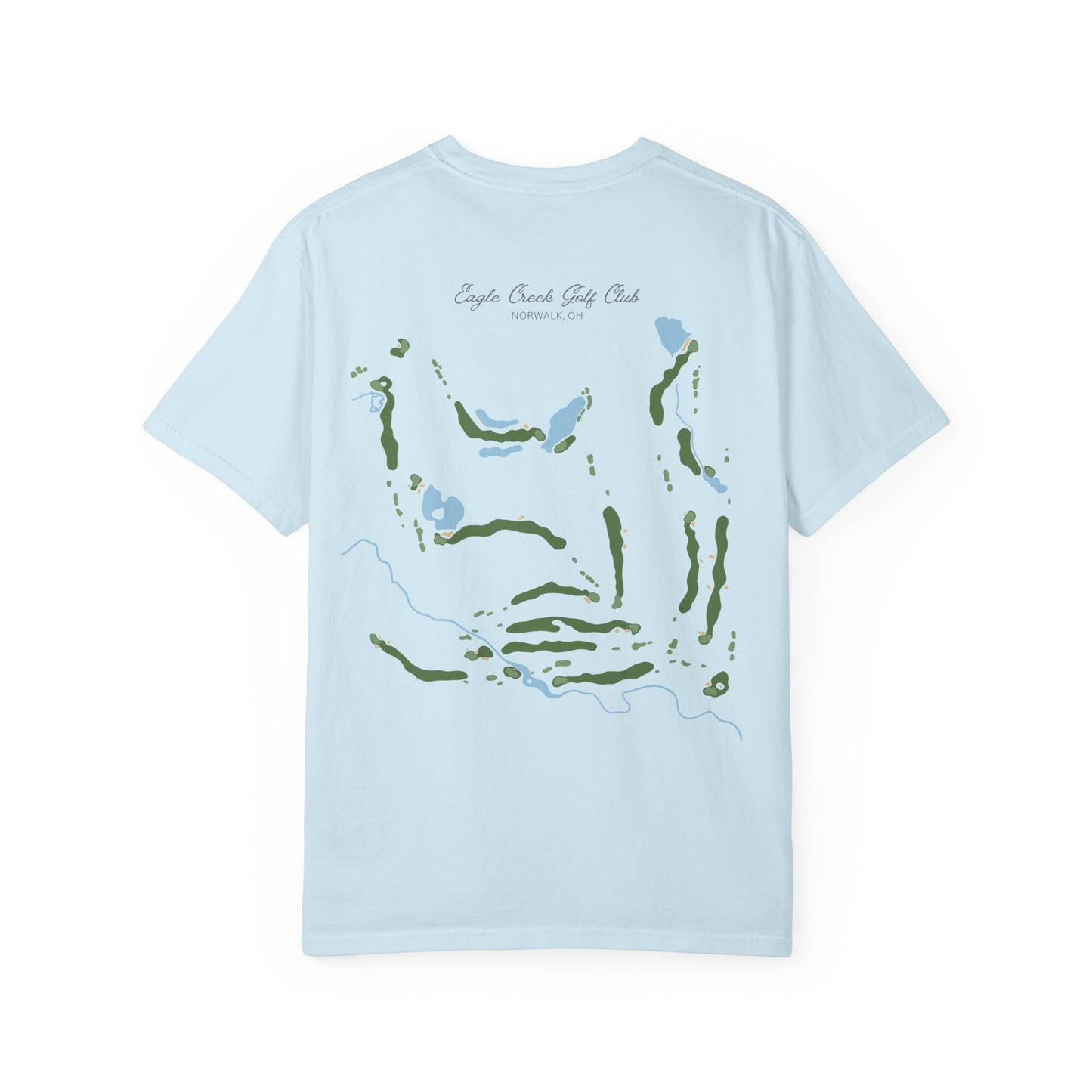 Eagle Creek Golf Club Course Map T-shirt