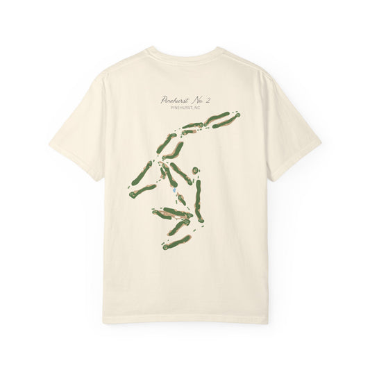 Pinehurst No. 2 Map Tee – Premium Comfort Colors® Golf Shirt