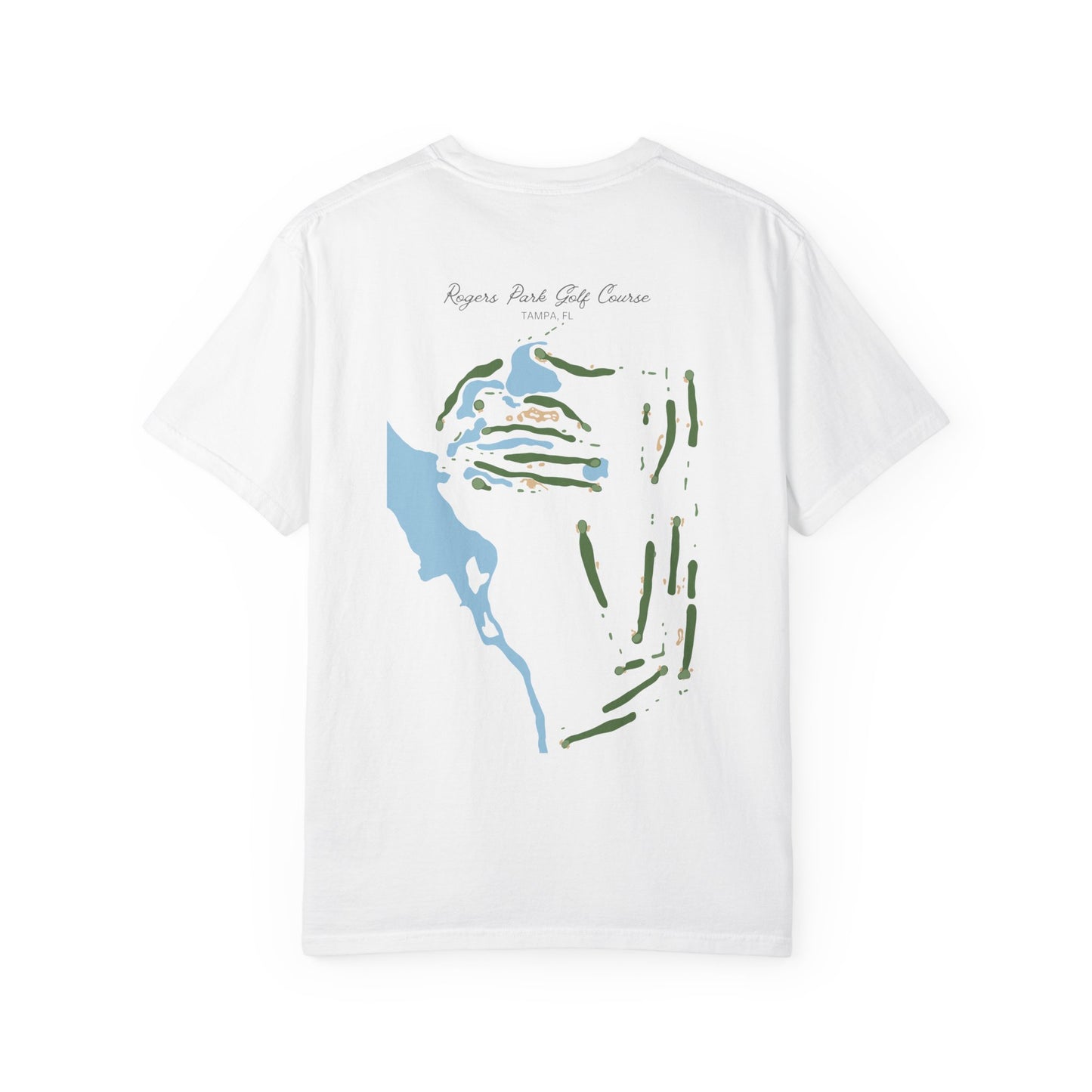 Rogers Park Golf Course Map T-shirt