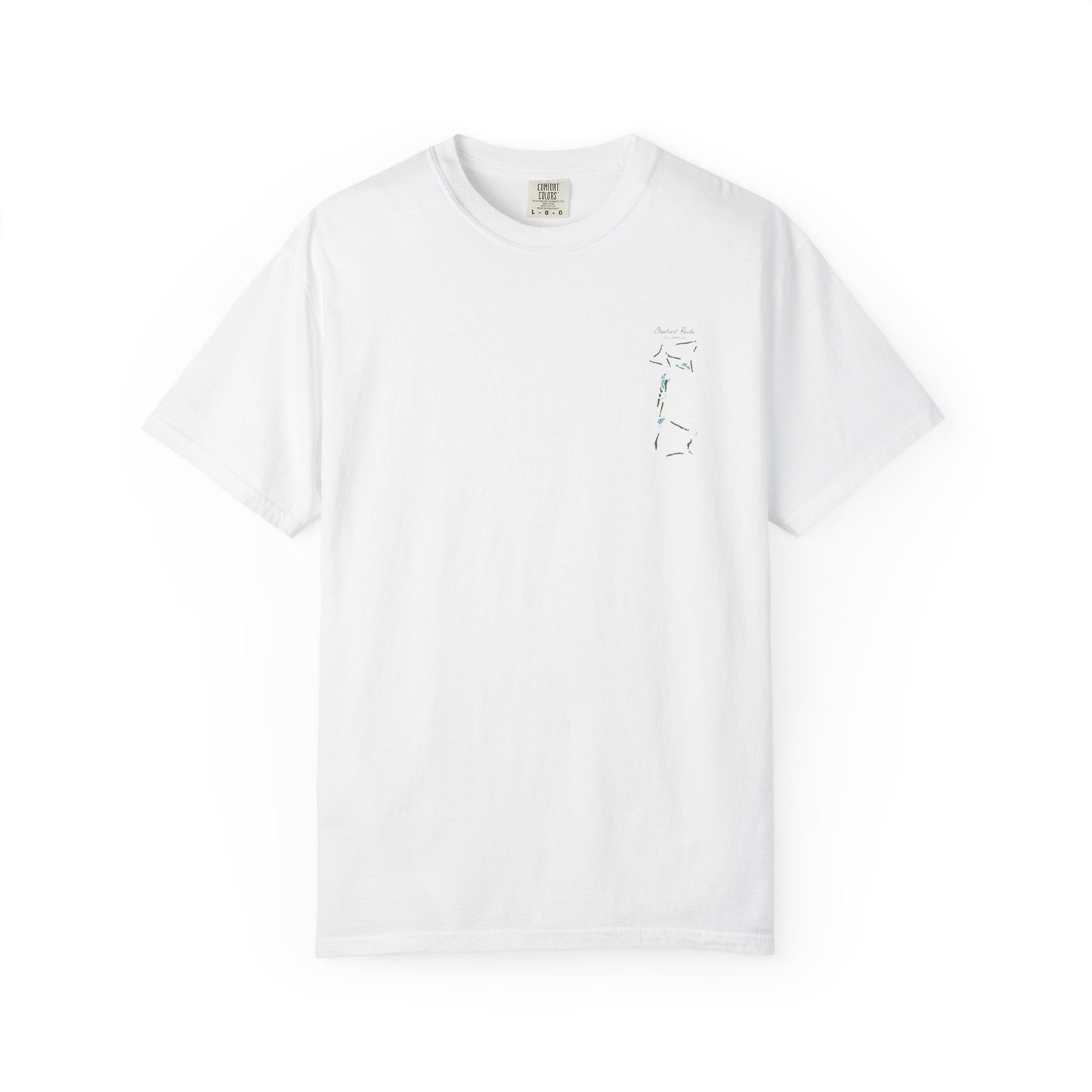 Elephant Rocks Golf Course Map T-shirt